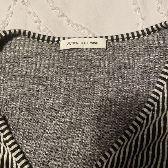 Striped Wrap Tee - Picture 2 of 2